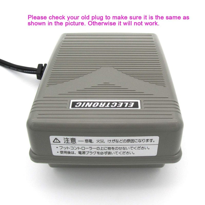 ckpsms علامة CKPSMS - 1 قطعة دواسة تحكم بالقدم #141000948 متوافقة مع/بديل لعلامة سينجر 7460، 7461، SES2000، 8763 كيرفي، 8768، 8780 كيرفي، 7258، 7412 وأكثر - Image 4